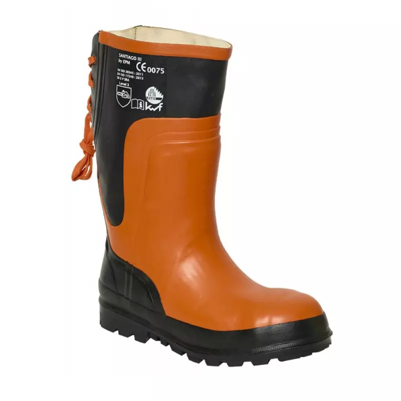 Bottes de bûcheron anti coupure FOREST classe 3 - SOLIDUR - EURBOT