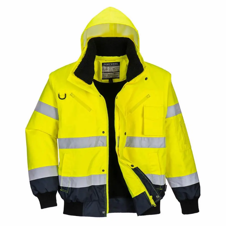 Blouson -PORTWEST - haute visibilité Jaune / Marine T.5XL    C465YNR5XL