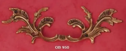 Poignée Style L.XV OB950 Bronze Patiné