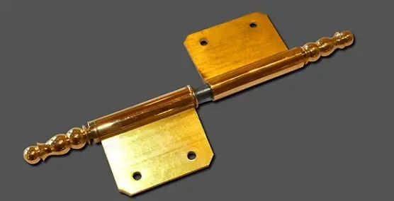 Fiche à larder  N.200 en Laiton Poli-[Dimensions:11 x 190]