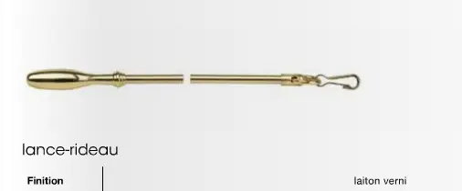 Lance rideau en Laiton 1.00MLCessot