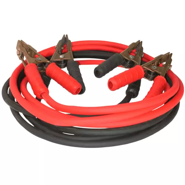 Jeu de câbles de démarrage professionnels Lacmé 600 A section 25 mm² longueur 4 m - 521400