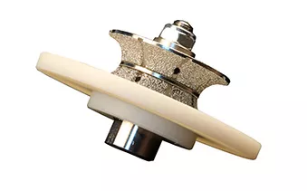 Meule de façonnage DIAM INDUSTRIES H:22mm profil demi-rond pour meuleuse - MF 22/N