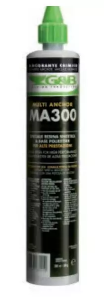 Cartouche chimique polyester MA 300ML ton gris avec été boîte 12 - G&B - CC30