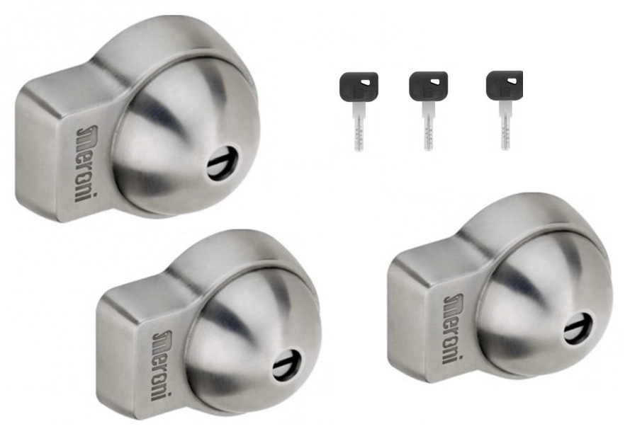 Serrure UFO+ pour porte arrière et 2 latérales utilitaire + 3 clés - 8086H3332B