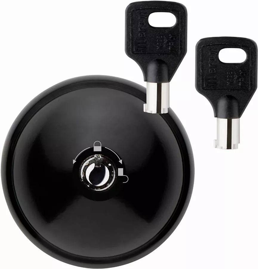 Serrure UFO³ Smart Duo Noir pour porte arrière utilitaire + 2 clés - 8090S212PN