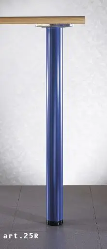 Pied de table D.60mm Ht 1100mm NOIR