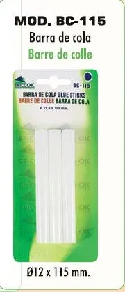 Bâton de colle blister de 6 Pc  BC115