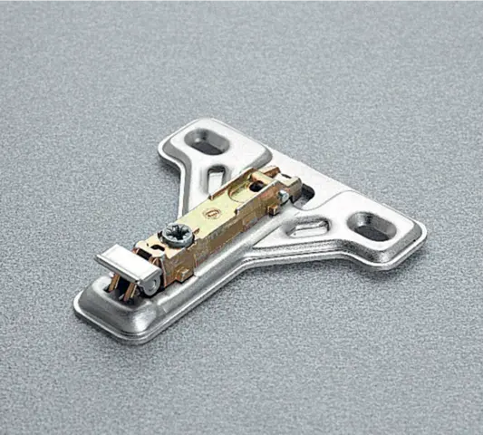 Embase acier clipsable à visser avec réglages indépendants 1 mm SALICE  - BAU3L19