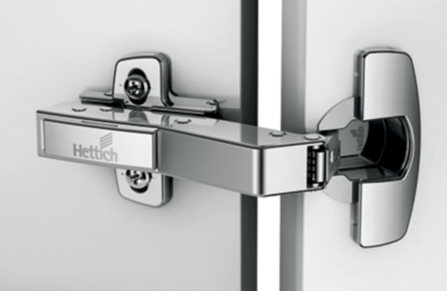 Charnière Sensys sans amortisseur HETTICH à visser - ép.porte 15/28 cais.45° 95°- porte en applique - 9088179