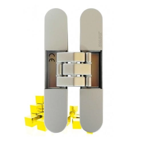 Charnière invisible réversible chromée Kubica K7080CS KRONA KOBLENZ 80/100Kg - K7080CS