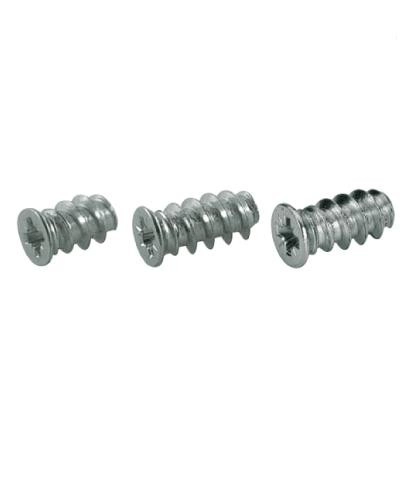Vis euro de fixation Ø 6.3x14 mm HETTICH - Tête fraisée plate - Empreinte PZ - Acier galvanisé - 47452