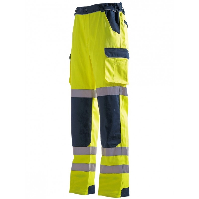 Pantalon haute visibilité SINGER - Jaune/Bleu - PILA