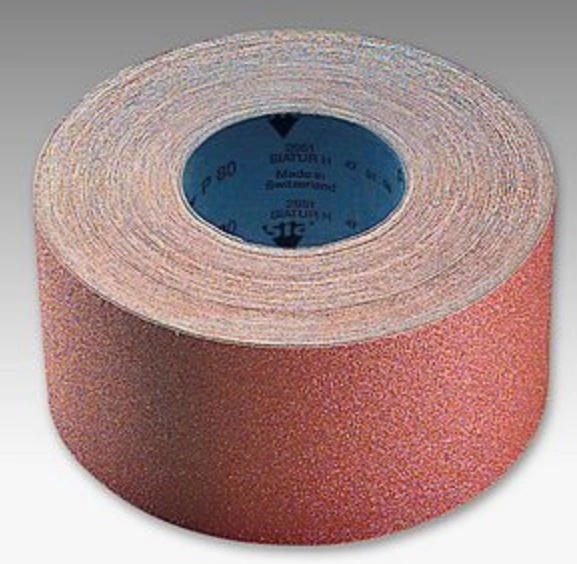 Rouleaux d'abrasifs 115mm x 50m - Toile extra souple SIA - Siatur h 2951