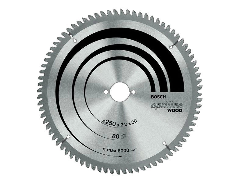 Lame de scie circulaire BOSCH Optiline Wood