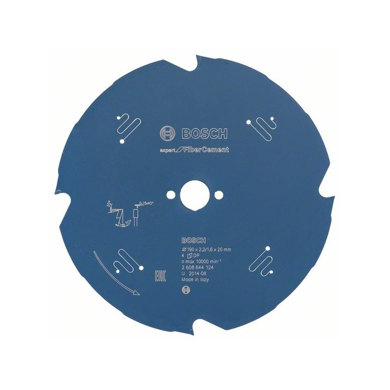 Lame de scie circulaire BOSCH Spécial plaques de plâtre/Fibrociment