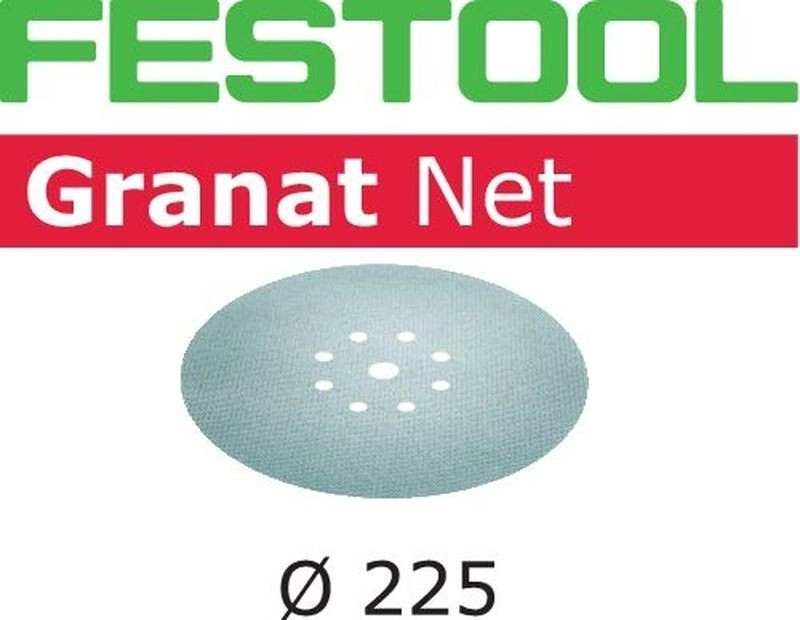 Abrasif maillé FESTOOL STF Ø225 mm - Granat Net