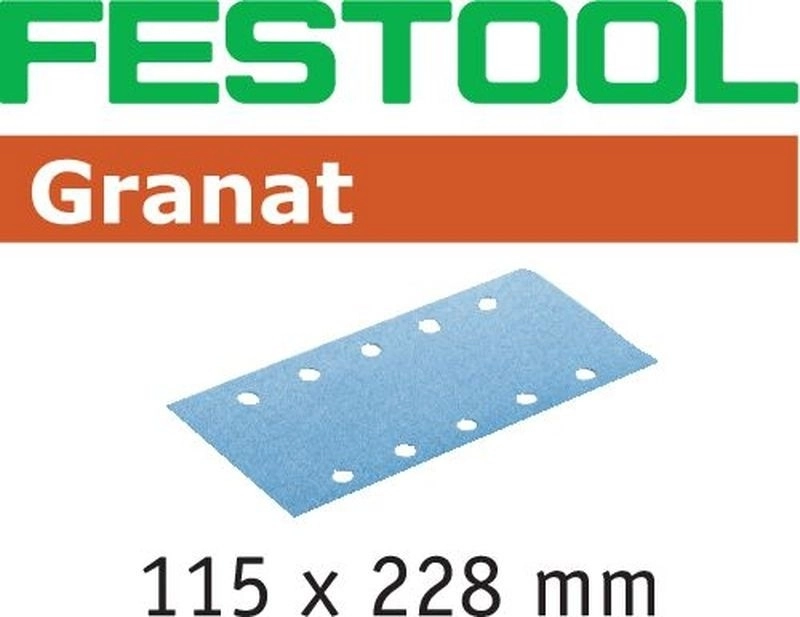 Abrasif pour ponçeuse FESTOOL Granat - 115 x 228 mm