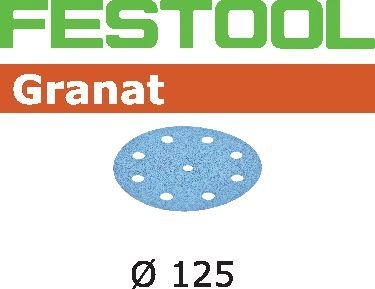 Abrasif pour ponçeuse FESTOOL Granat  - Ø 125 mm