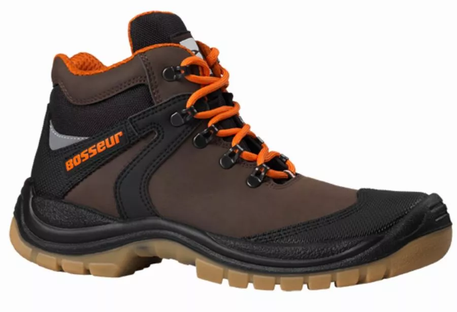 Chaussures de sécurité AIR CROSS BOSSEUR - Haute S3 - Marron - 11444