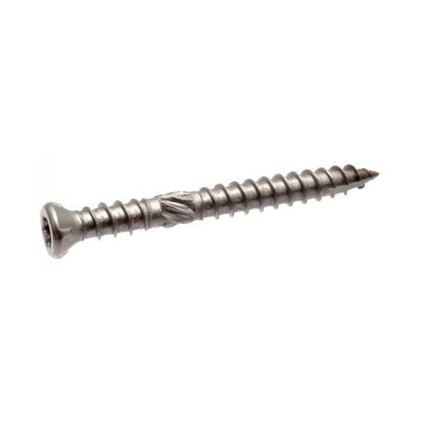 Vis terrasse tête fraisée réduite inox A2 Torx ACTON - Double filet - 62327