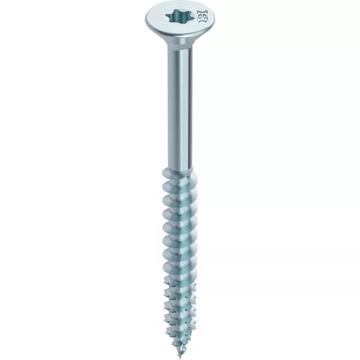 Vis HECO Fix-plus - Zingué argent - Tête fraisée - Filetage partiel - Torx