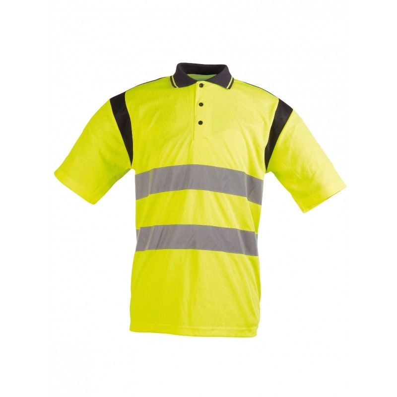 Polo Haute Visibilité SINGER - Manches courtes - Orange - PAULO