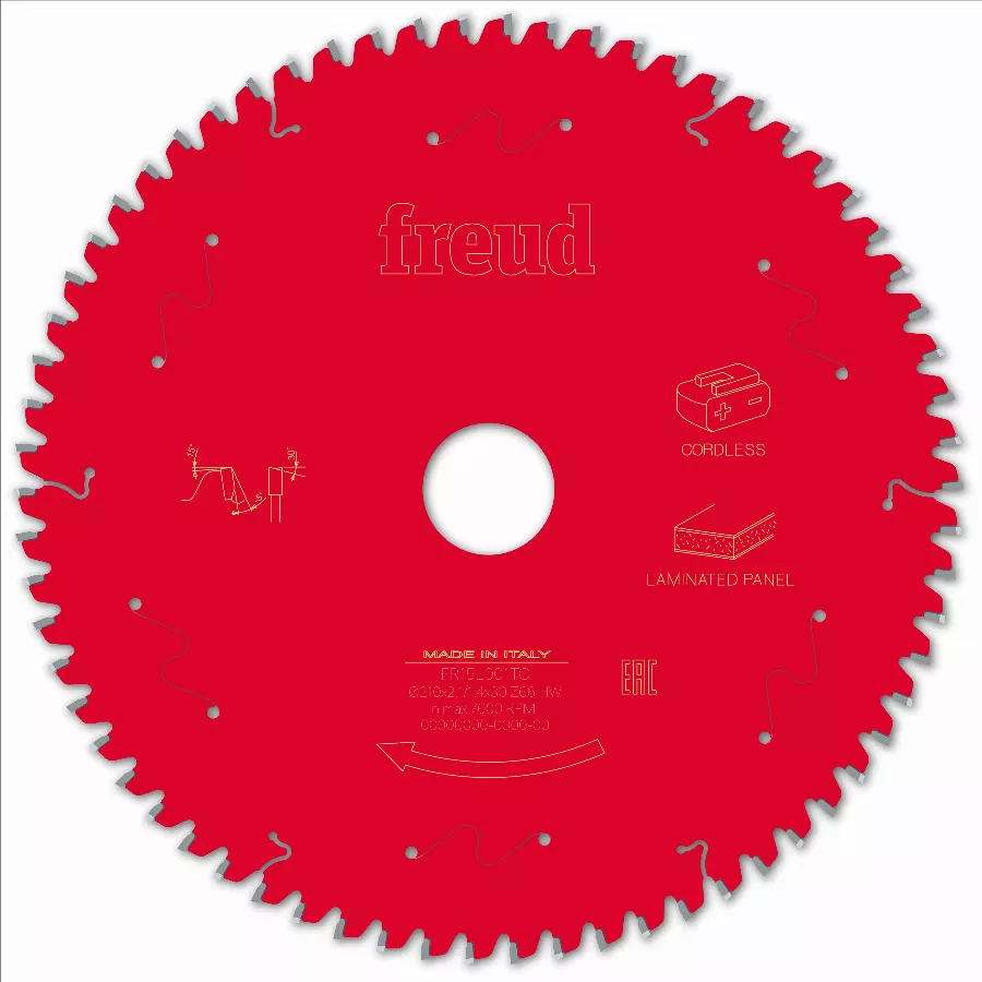 Lame de scie circulaire FREUD Spécial panneaux agglomérés, MDF -Dédiée au scie sur table - F03FS