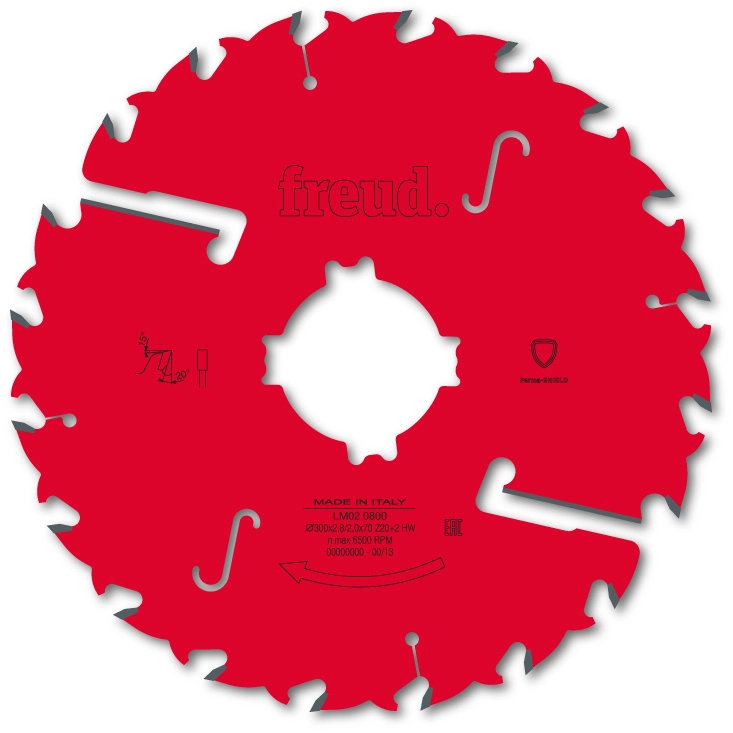 Lame avec racleur FREUD pour scie multilame - LM