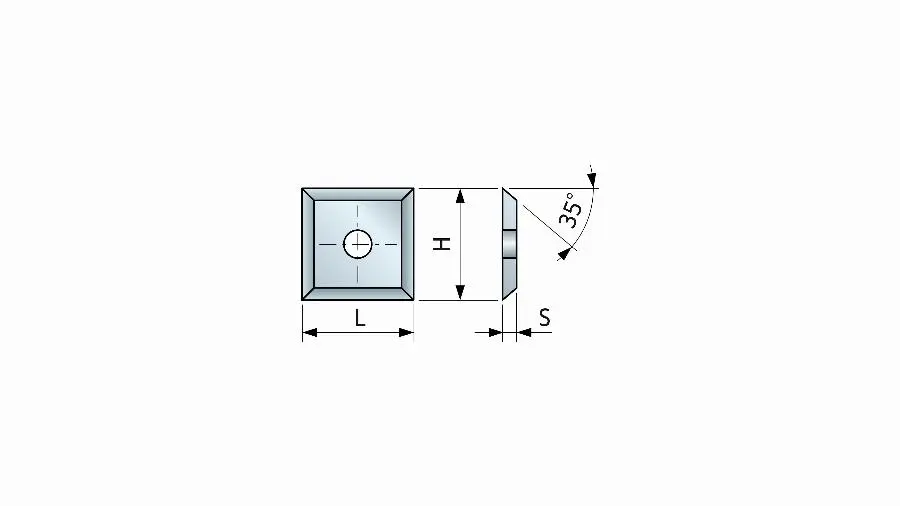 Plaquettes jetables FREUD 35° en HW - CG20M