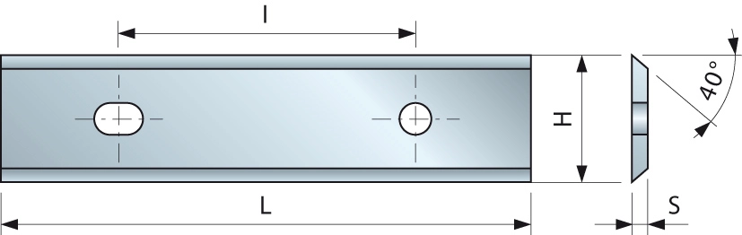 Plaquettes jetables FREUD 40° en HW - CG06M