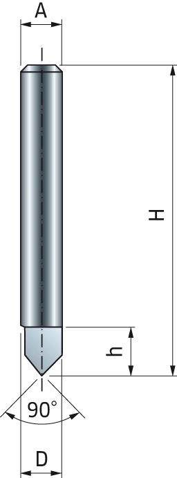 Fraise pour rainure FREUD en V - Gravure 60° - 20