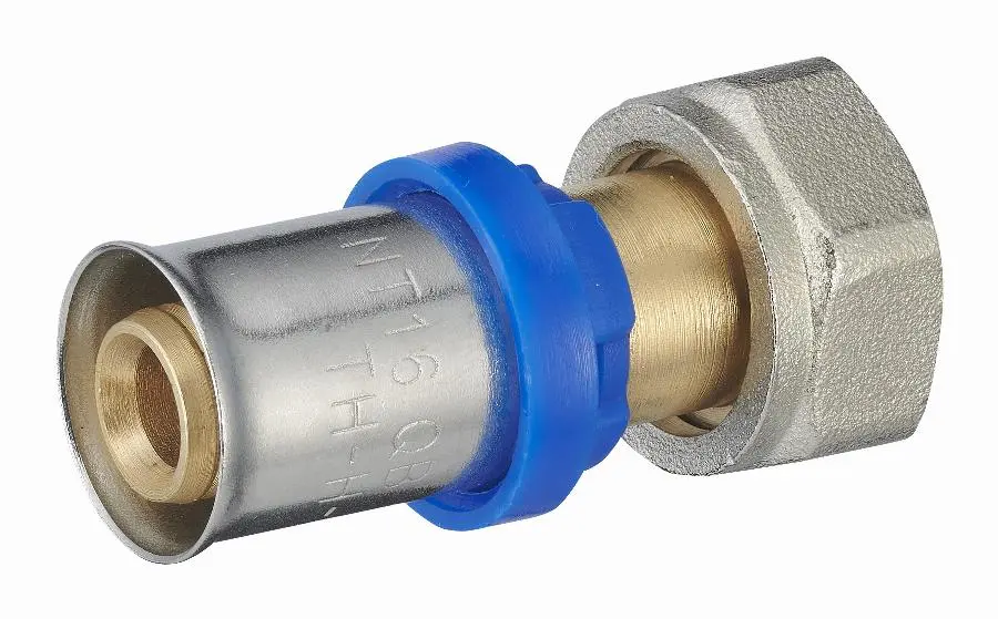 Raccord droit à sertir multiprofil TH-H-U pour tube multicouche NOYON & THIEBAULT - 31020