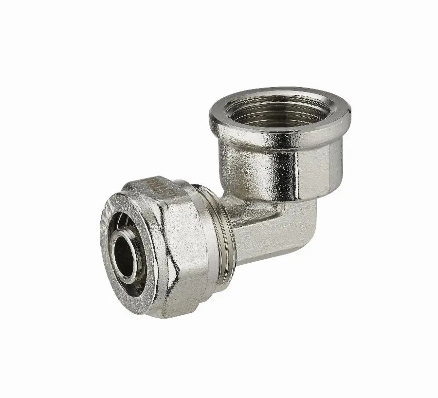 Coude à compression pour tube multicouche NOYON & THIEBAULT - A visser femelle F1/2' (15x21) - 3940