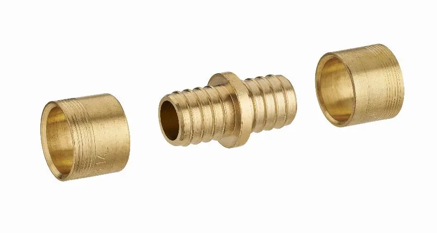 Jonction égale à glissement pour tube PER NOYON & THIEBAULT - Bague en laiton - 3187