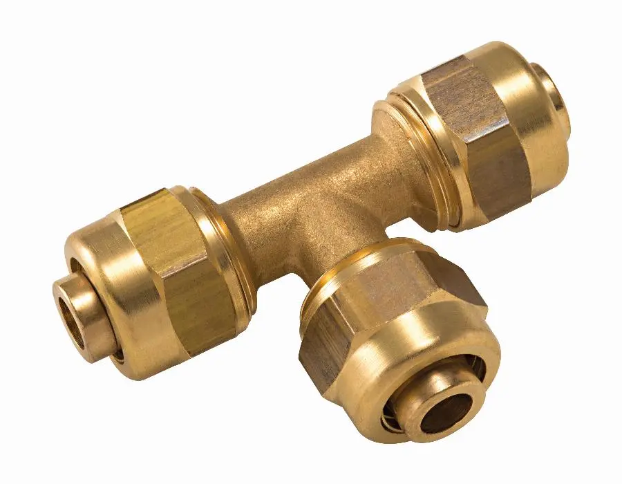 Té égal à compression pour tube PER NOYON & THIEBAULT - P12-50012L1