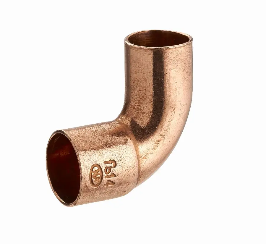 Coude cuivre à souder 90° petit rayon mâle femelle égal NOYON & THIEBAULT - 941