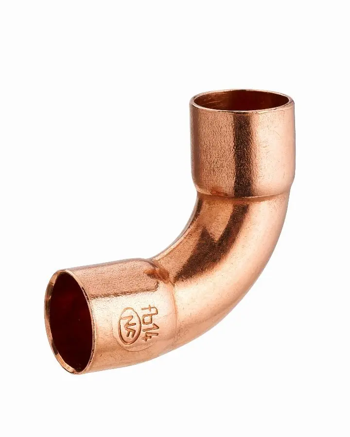 Courbe cuivre à souder 90° grand rayon double femelle égal NOYON & THIEBAULT - 942