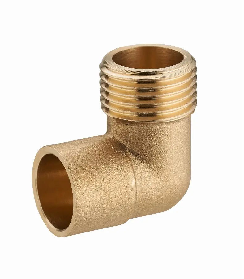 Raccord 2 pièces coudé laiton à visser femelle écrou prisonnier NOYON & THIEBAULT - A cuivre à souder - 778