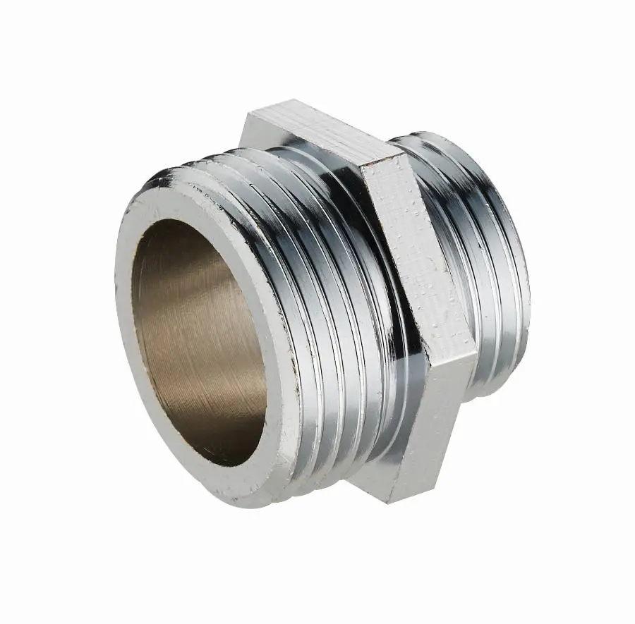 Mamelon laiton chromé double mâle NOYON & THIEBAULT - 190