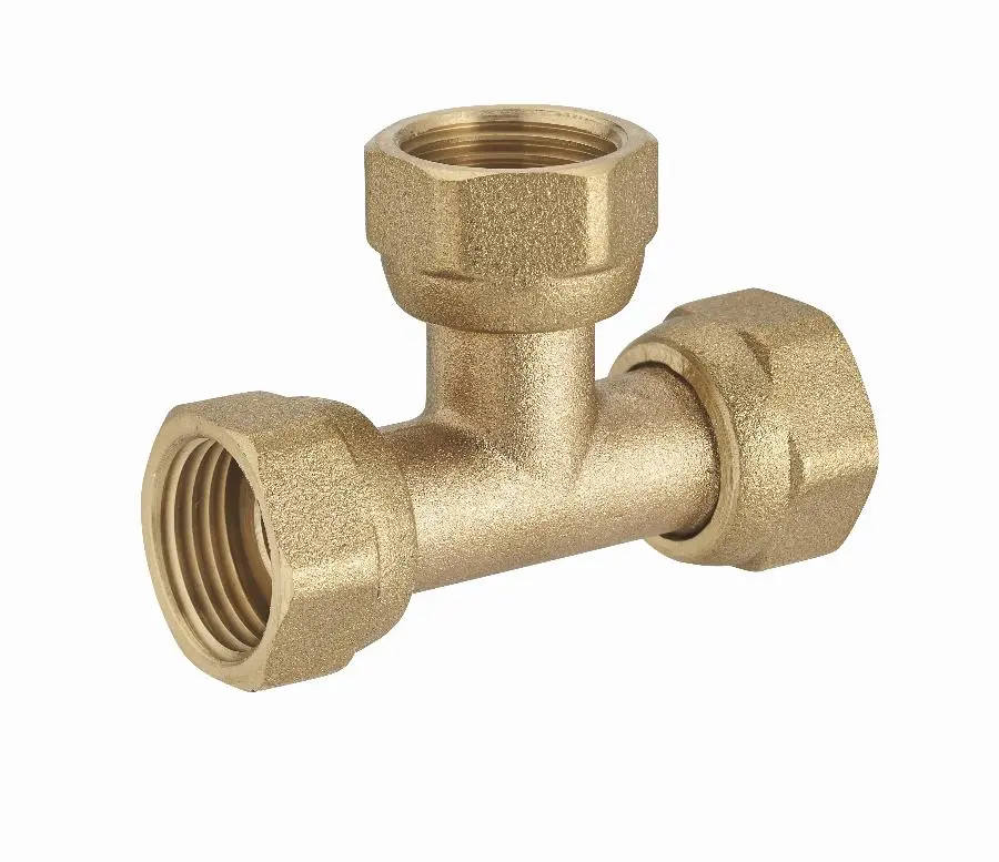 Té laiton triple femelle écrou libre NOYON & THIEBAULT - 80373