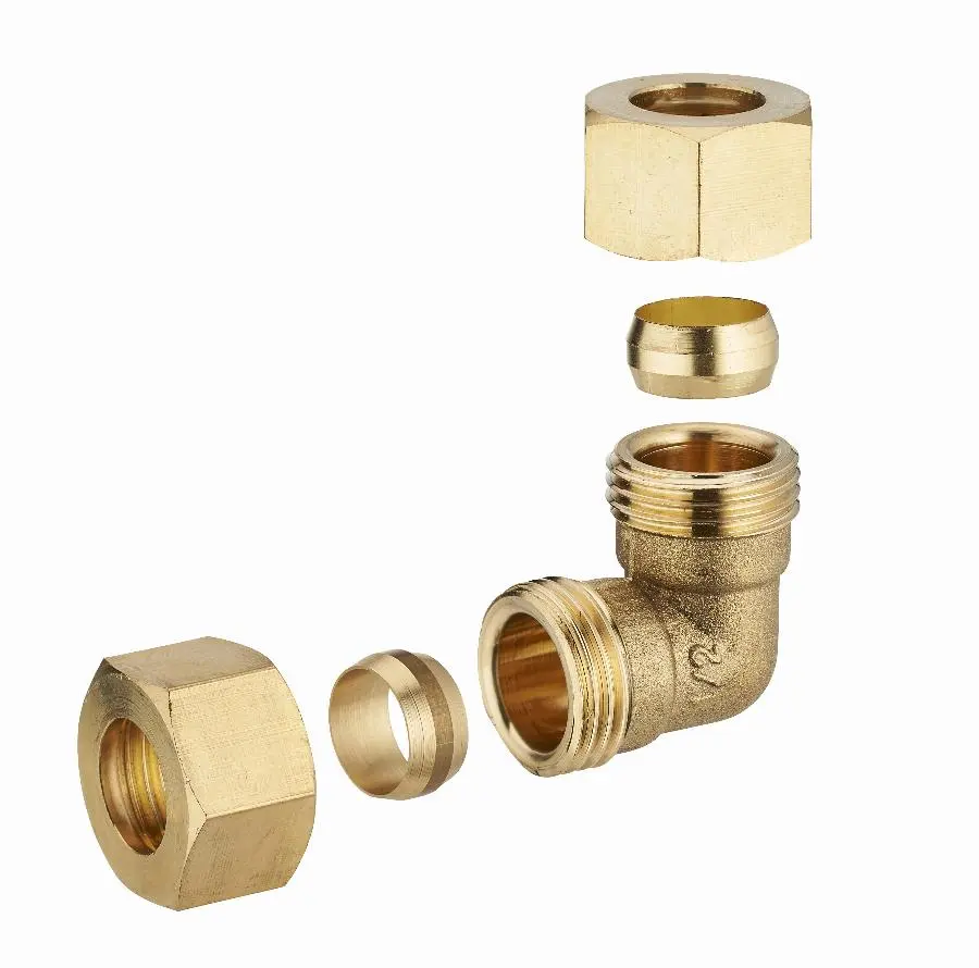 Jonction laiton bicone égale pour tube cuivre NOYON & THIEBAULT - 414