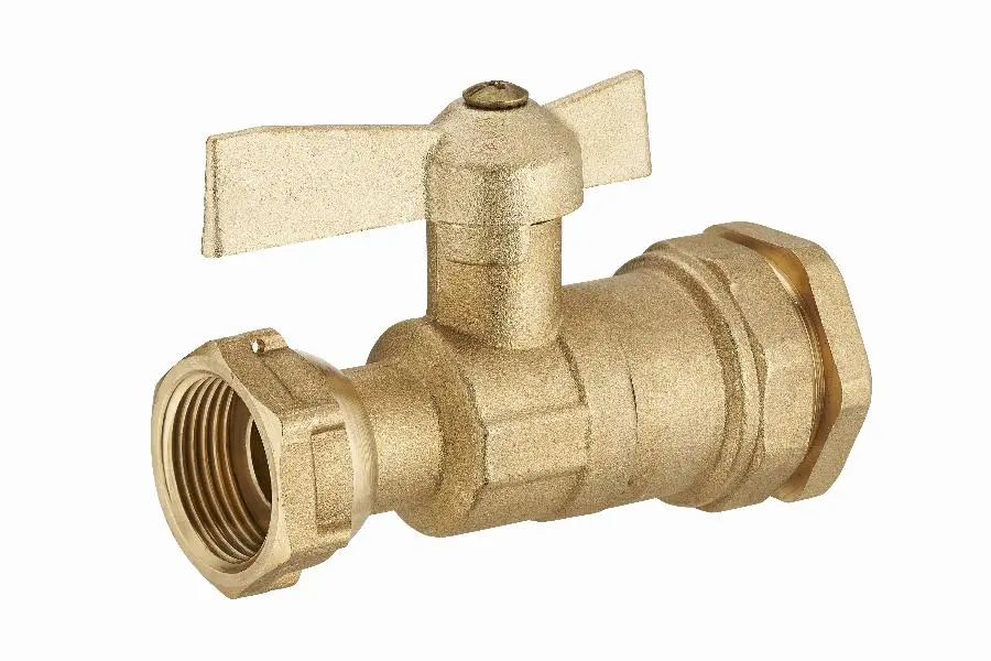Vanne à sphère 1/4 tour laiton pour tuyau polyéthylène NOYON & THIEBAULT - 1238