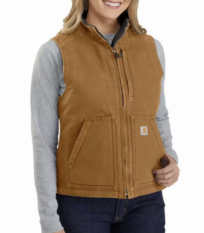 Veste sans manche femme CARHARTT Col doublée - 104224