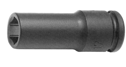 Douille à chocs SAM 6 pans 1/2" - Longues extra-minces - 19141-...M