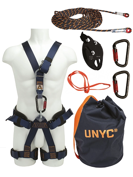 Kit harnais Master automatique FRENEHARD corde 20m + 2 connecteurs + anneau sangle + sac - MASTER