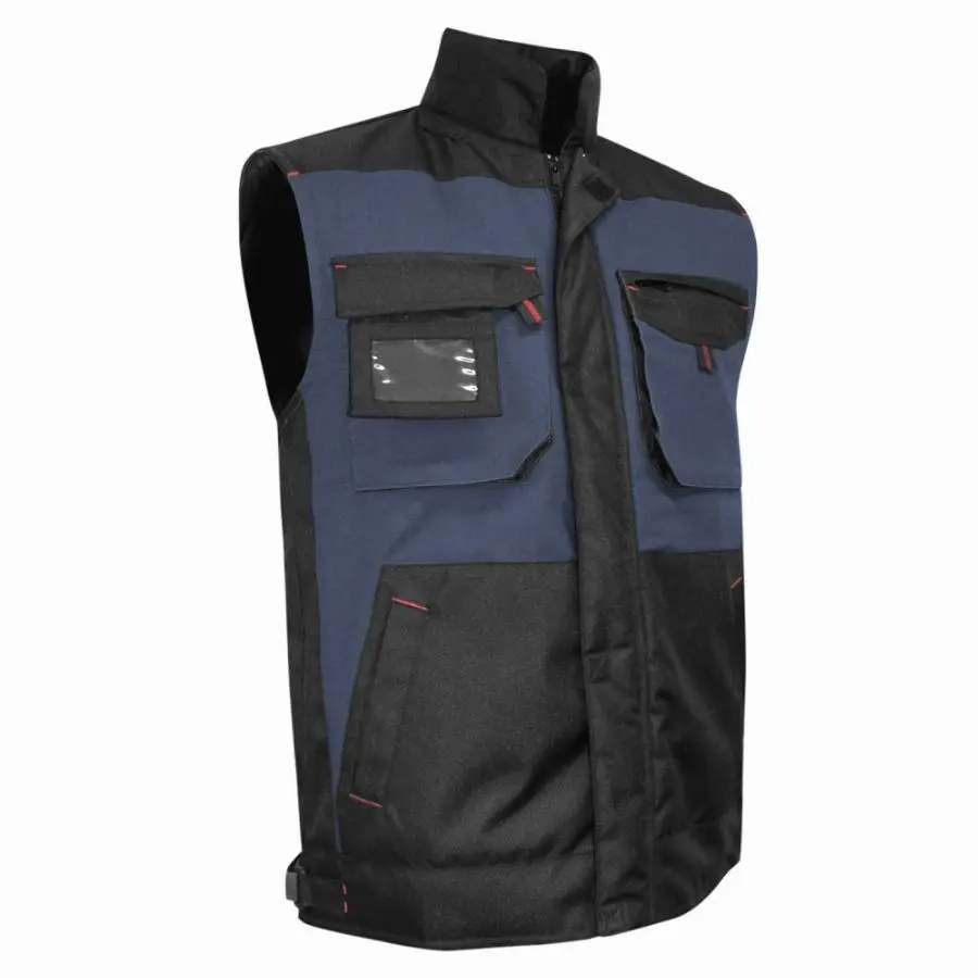 Gilet matelassé Bodywarmer Mèche LMA Bleu foncé / Noir - 5039