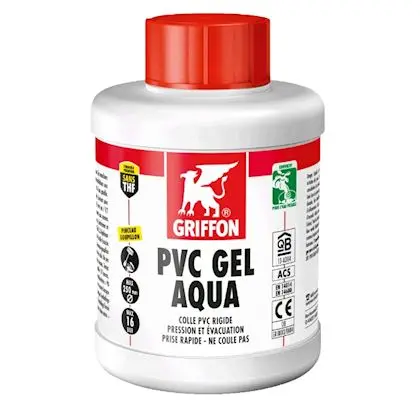 Colle PVC Gel Aqua spéciale eau potable GRIFFON 