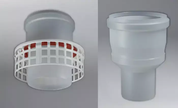 Adaptateur pour cheminée Perfinox B23P - Diam. 80/110 mm - 1 pièce - ATLANTIC - 570104