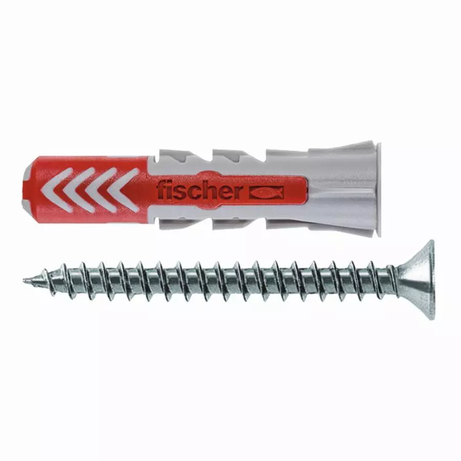 Cheville tous matériaux DuoPower - FISCHER - avec vis - 538/555